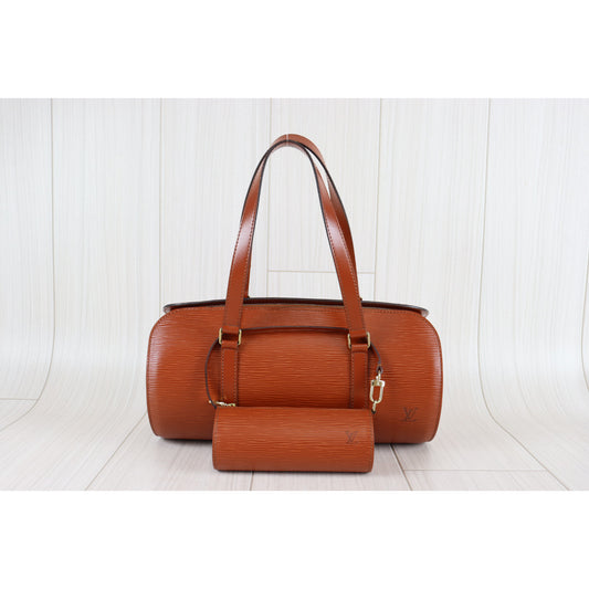 Rank A | LV Epi Papillon 30 Handbag |090303