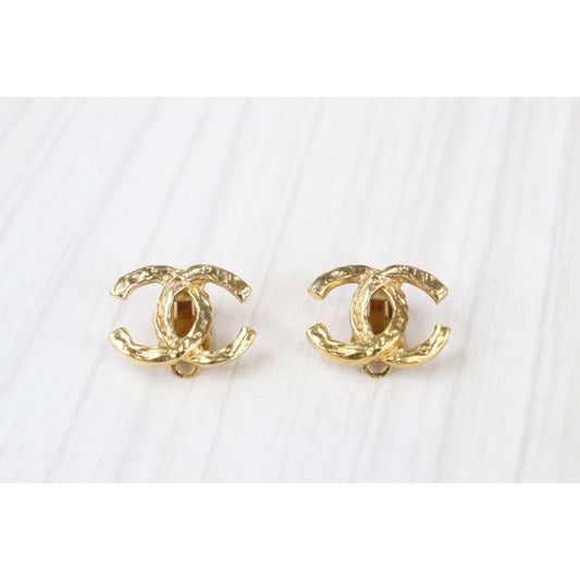 Rank A |CHANEL COCO Vintage Earrings |23041401