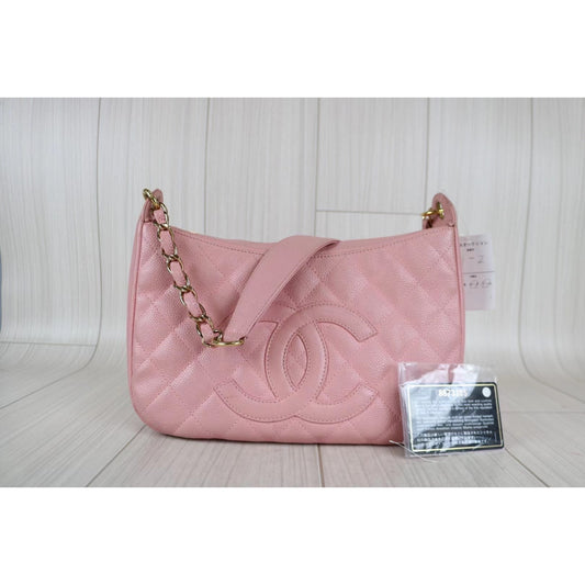 Rank A |CHANEL Caviar Skin Shoulder Bag|031017