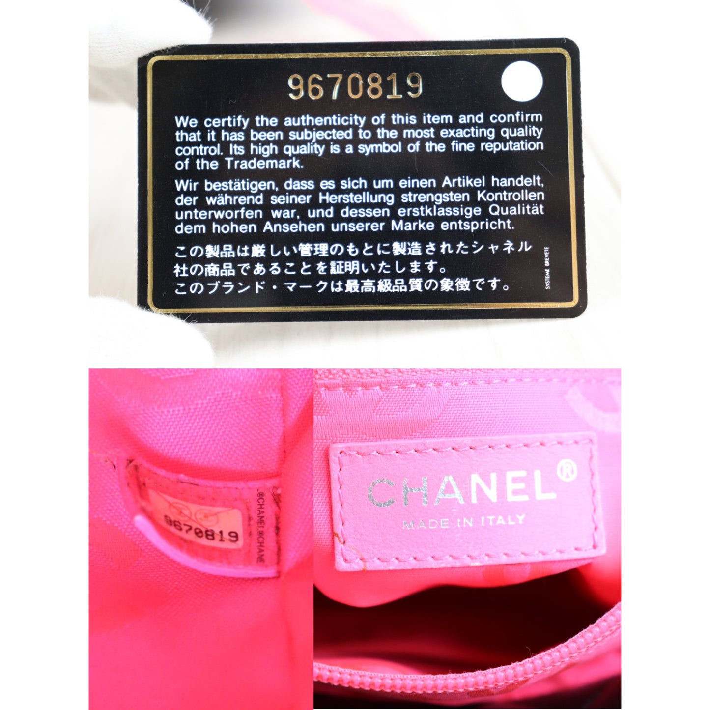 Rank A |CHANEL Cambon Line Medium Tote |072308