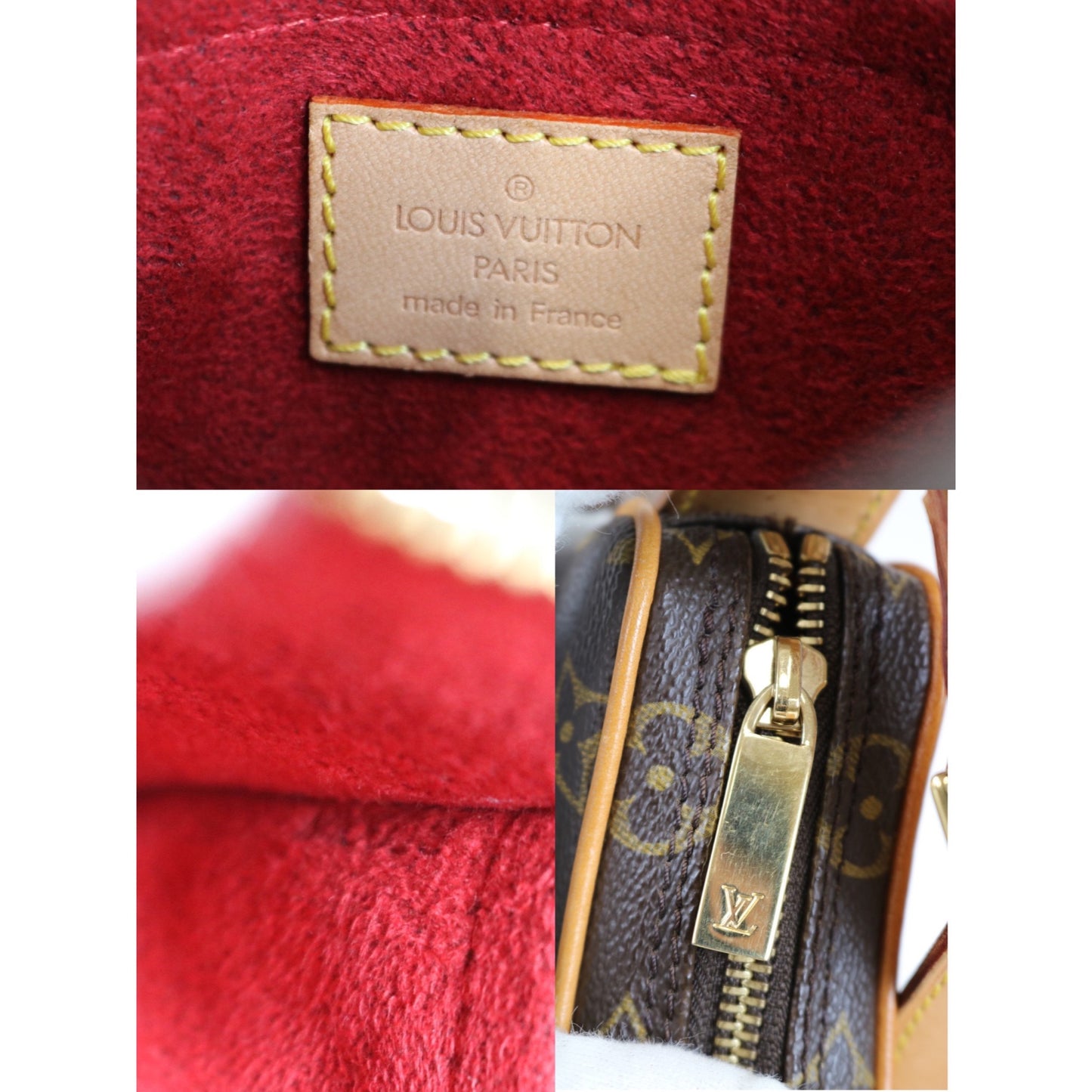 Rank A |LV Monogram Pochette Croissant Shoulder Bag|040909