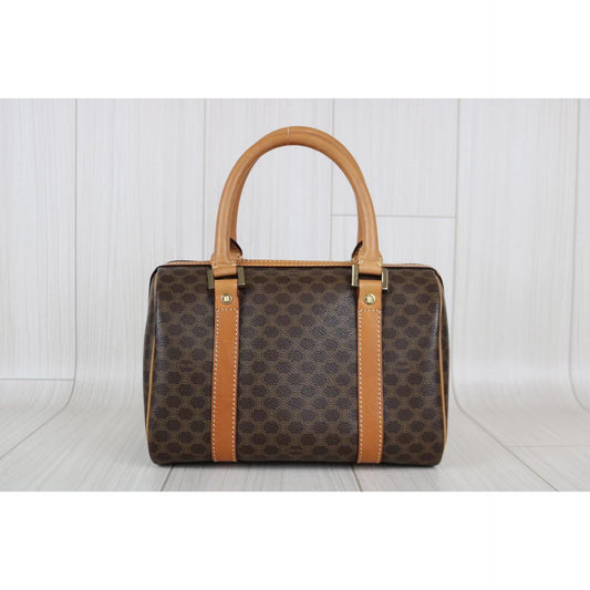 Rank A | CELINE Macadam Handbag |052107