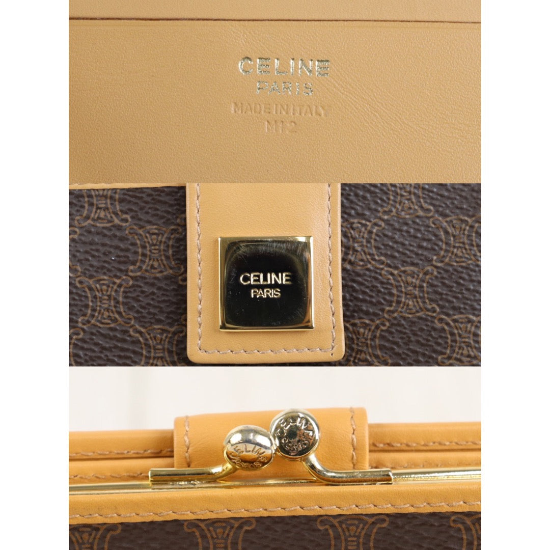 Rank A| CELINE Macadam Wallet |23011702