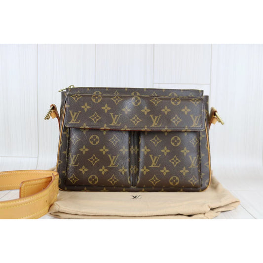 Rank AB |LV Monogram Viva Cite GM Shoulder Bag|070704