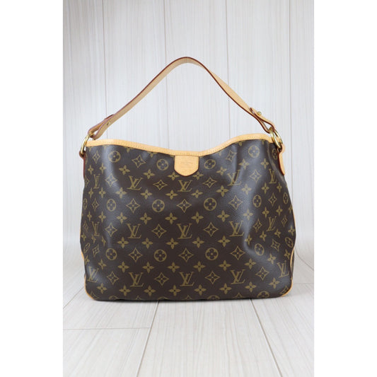 Rank AB |LV Monogram Delightful PM Shoulder Bag|23011304