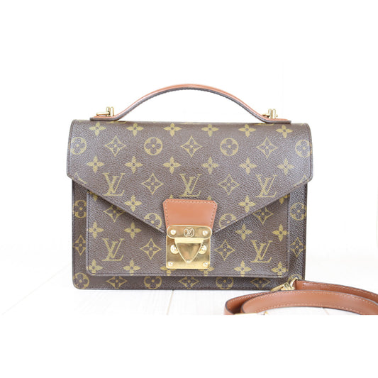 Rank A| LV Monogram Monceau26 Shoulder Bag |090211