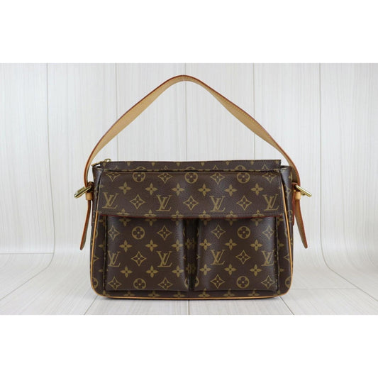 Rank A |LV Monogram Viva Cite GM Shoulder Bag|22111506