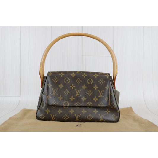 Rank A | LV Monogram Mini looping Shoulder Bag |062113