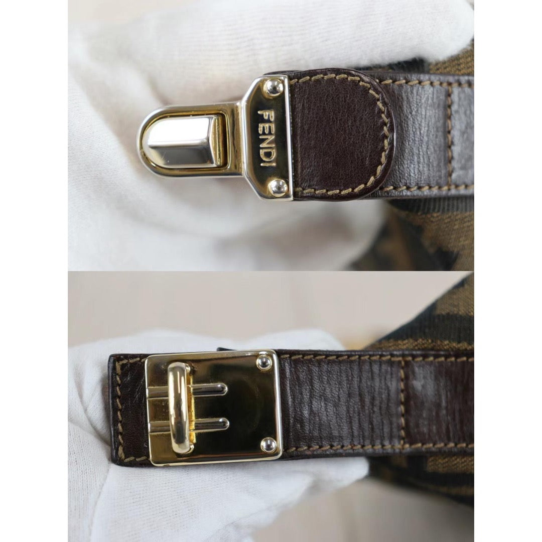 Rank A | FENDI Zucca Handbag |22112201