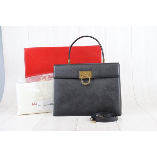 Rank SA |Ferragamo Gancini 2WAY Handbag Shoulderbag|22121208