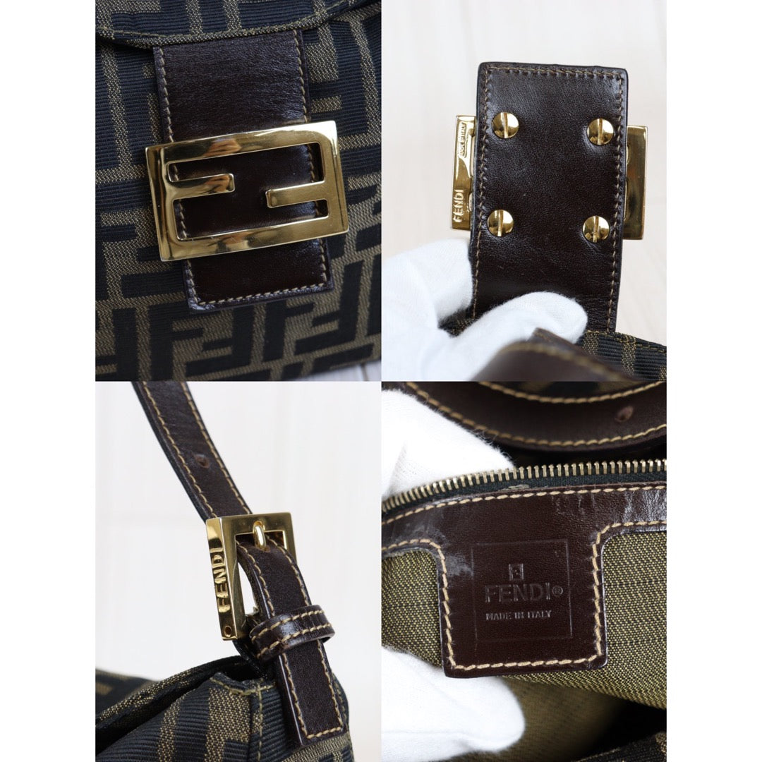 Rank A | FENDI Zucca Mamma Shoulder Bag |23040401