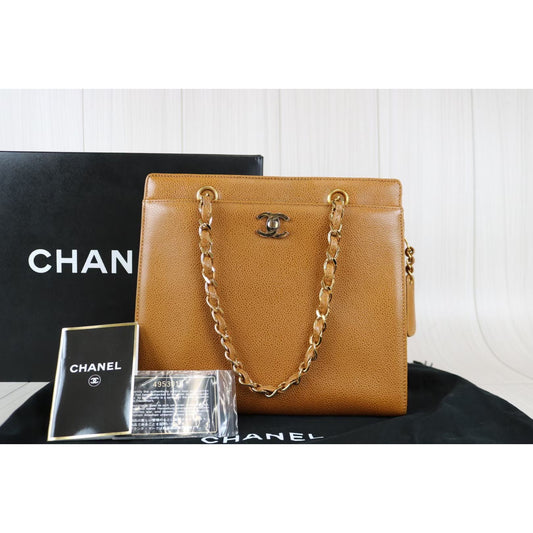 Rank A |CHANEL Caviar Skin Shoulder Bag|030507