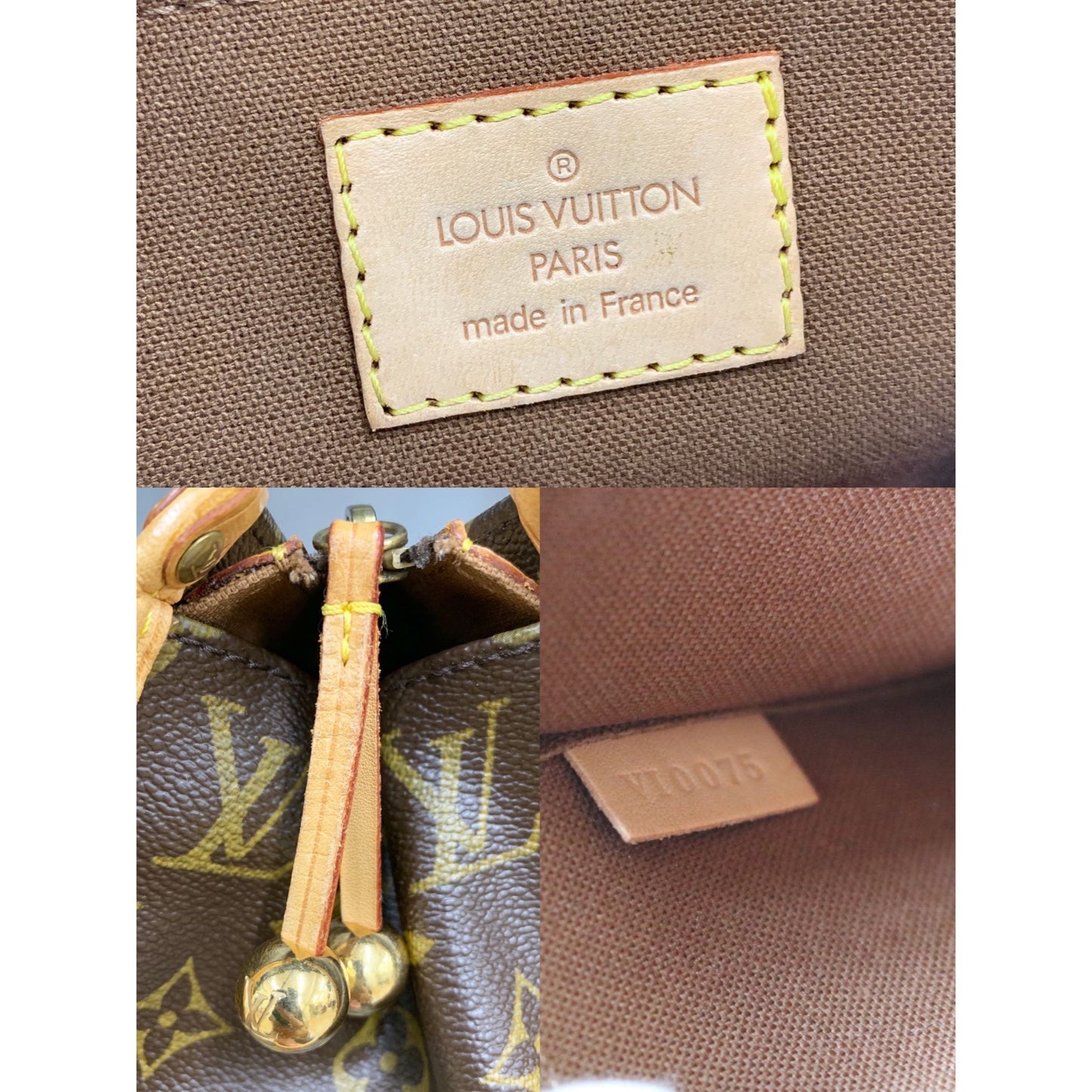 Rank A| LV Monogram Popankuru Handbag |022605