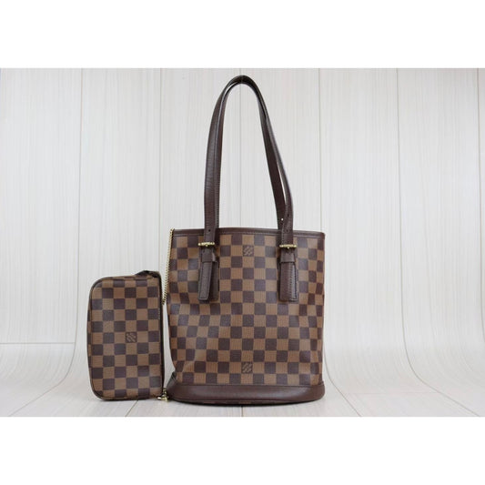 Rank A | LV Damier Petit Bucket PM Tote Bag |072013