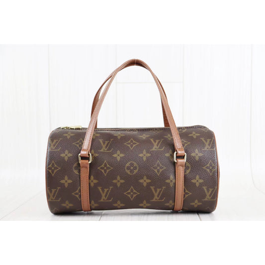 Rank A | LV Monogram Papillon 26 Handbag |072803