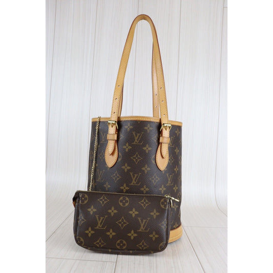 Rank AB | LV Monogram Petit Bucket PM Tote Bag |23022303