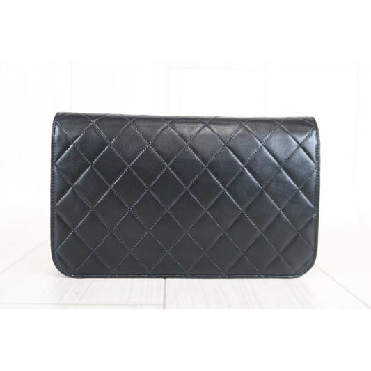 Rank A | CHANEL Vintage Matrasse Lamb Skin Chain Shoulder Bag |032413