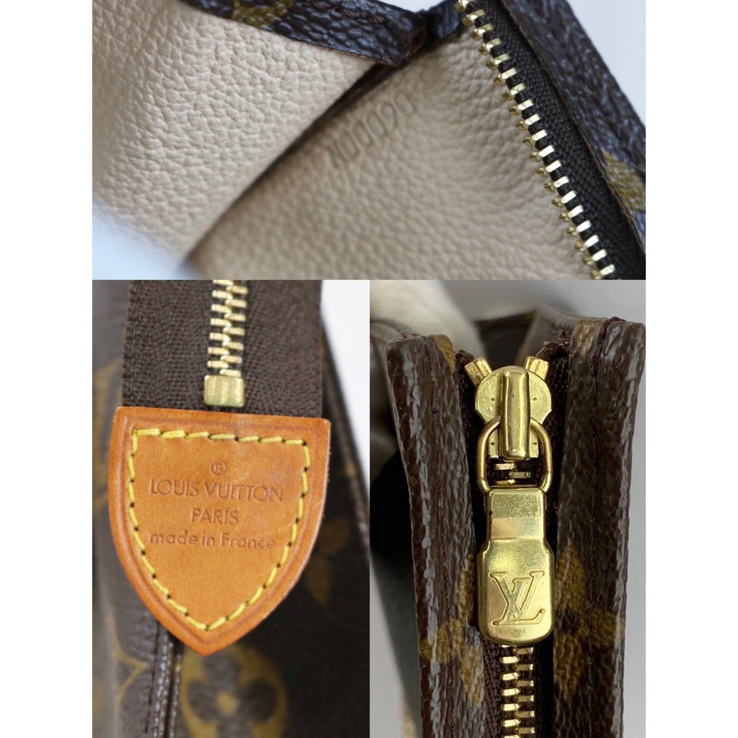 Rank A | LV Monogram Pochette Toilette 19 |030409