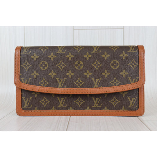 Rank A | LV Monogram Pochette Dame Vintage Clutch Bag|082605