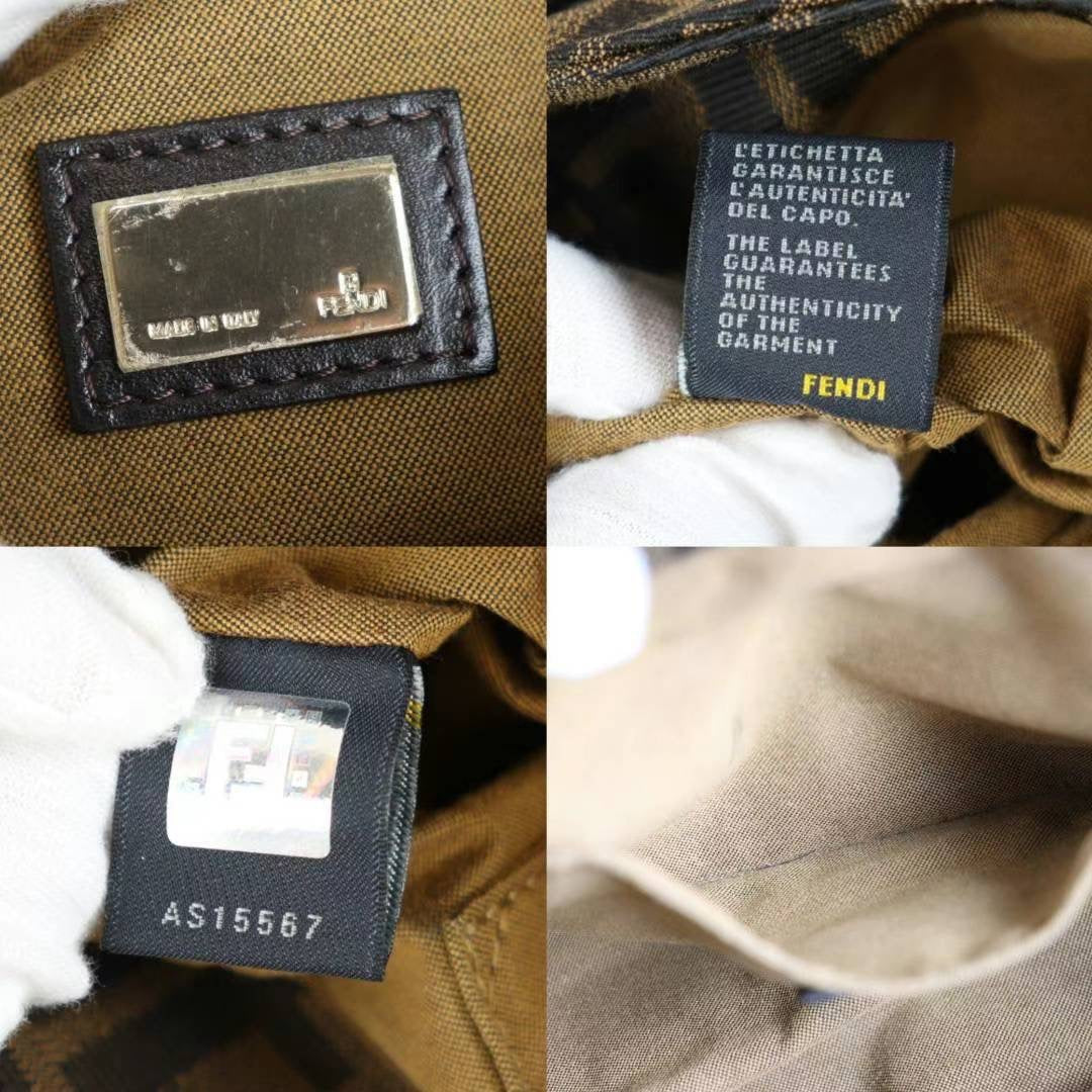 Rank A| FENDI Zucca Mamma Shoulder Bag |023032001