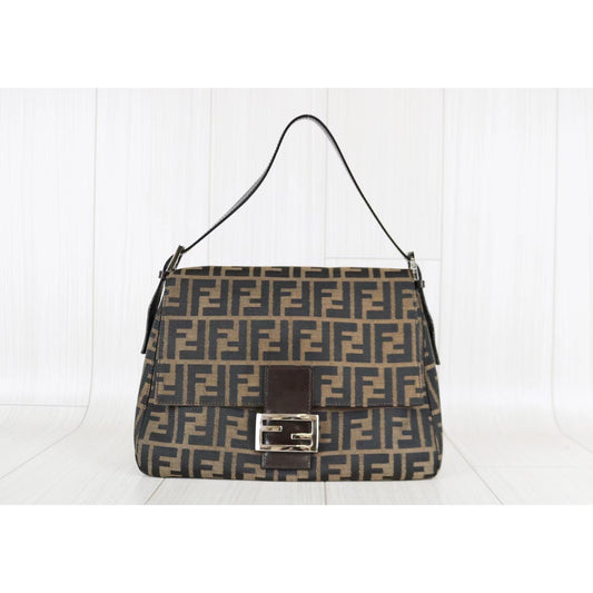 Rank A | FENDI Zucca Mamma Baguette Shoulder Bag |052502