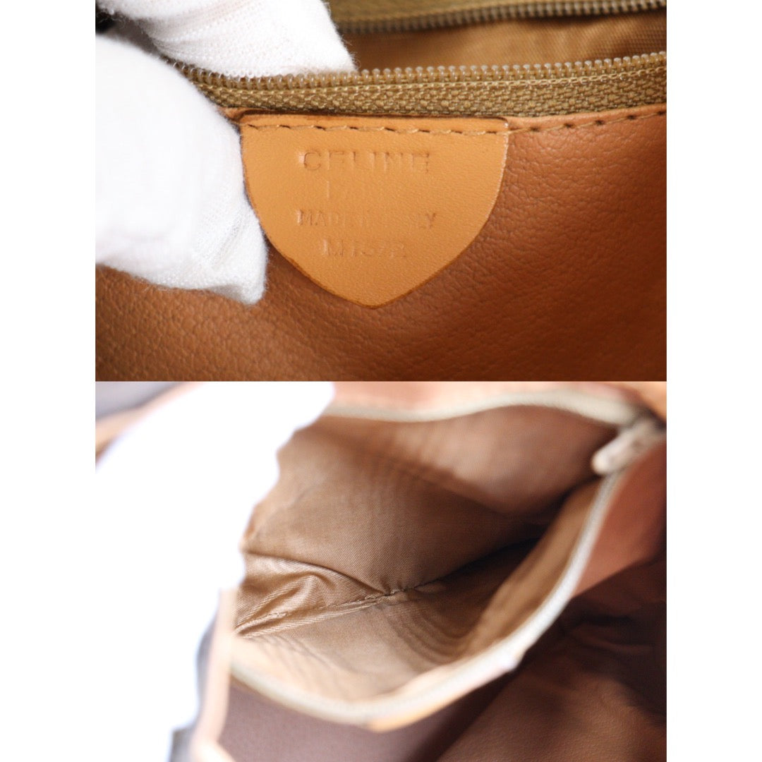 Rank A | CELINE Macadam Backpack |23032702