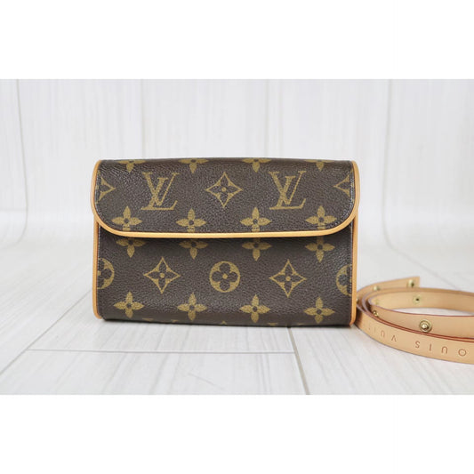 Rank A | LV Monogram Pochette Florentine Waist Bag XS|070806
