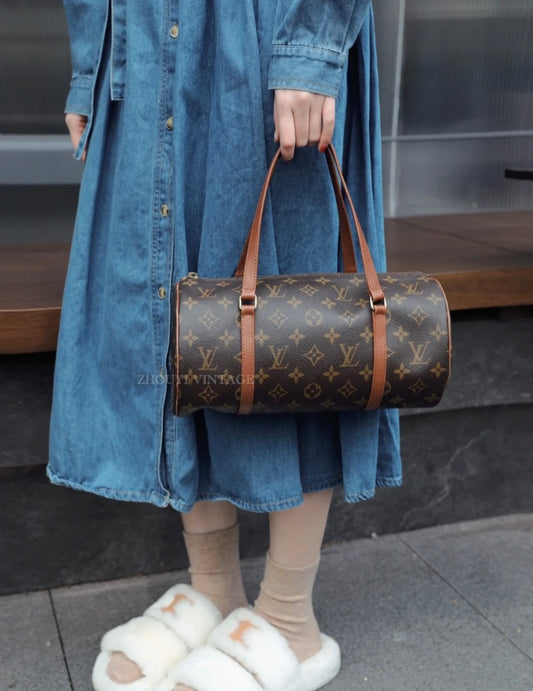 Rank A | LV Monogram Papillon 26 Handbag |030907