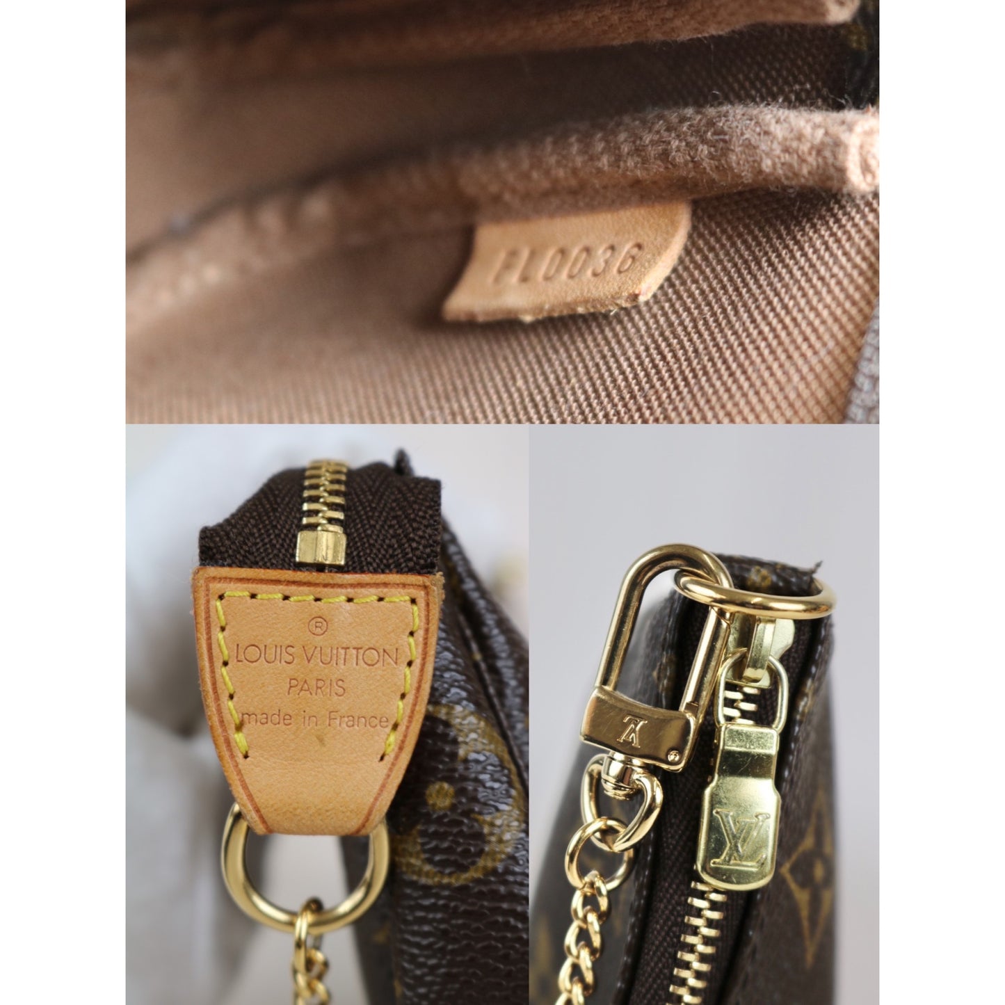Rank A | LV Monogram Mini Pochette Accessoir |041106