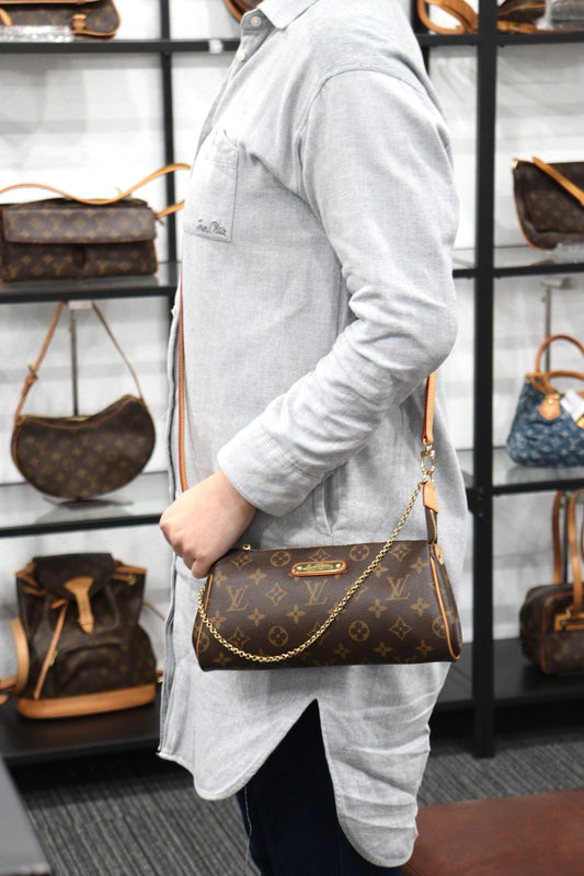 Rank AB |LV Monogram Eva Shoulder Bag |23041703