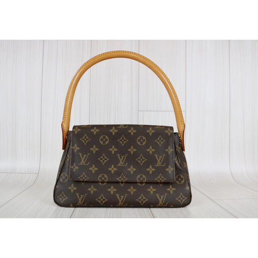 Rank A | LV Monogram Mini looping Shoulder Bag |031412