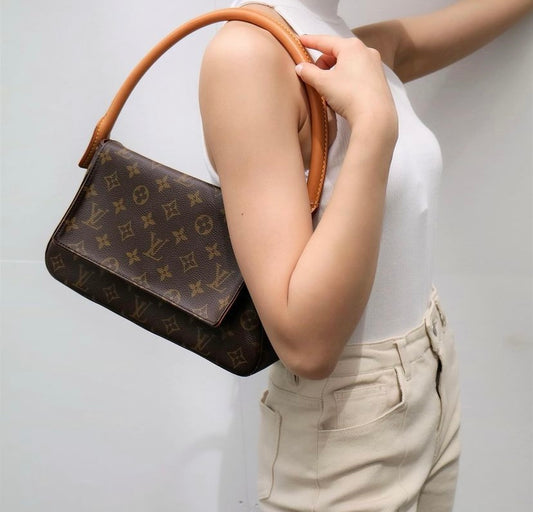 Rank A | LV Monogram Mini looping Shoulder Bag |052701