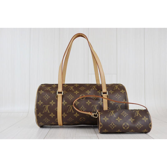 Rank A | LV Monogram Papillon 30 Handbag |073118