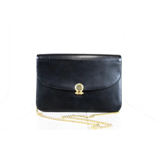 Rank A | Dior Vintage Box Leather Shoulder Bag |030704