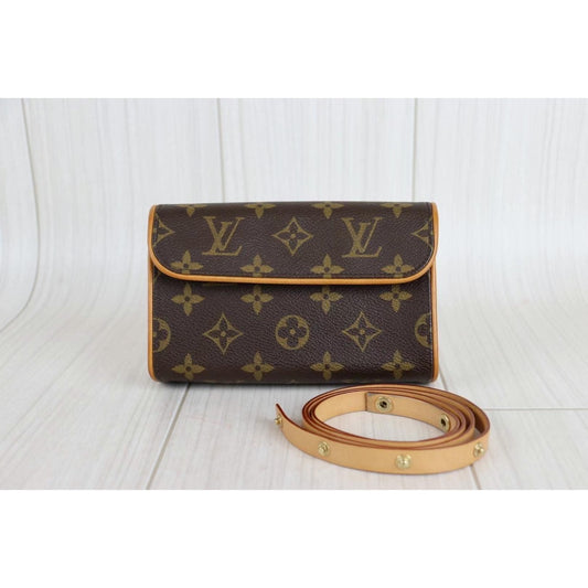 Rank A | LV Monogram Pochette Florentine Waist Bag XS|22120102