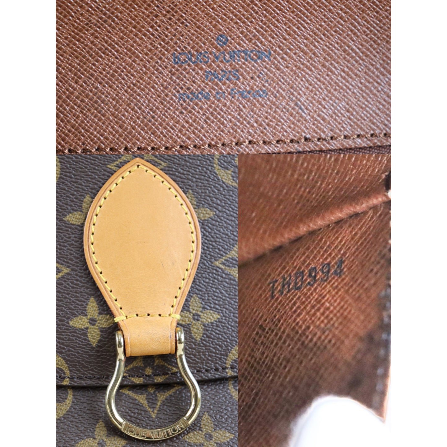 Rank A | LV Monogram Saint Cloud GM Shoulder Bag |072404