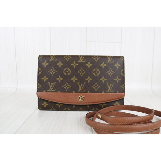 Rank A | LV Monogram Bordeaux MM Shoulder Bag |052405