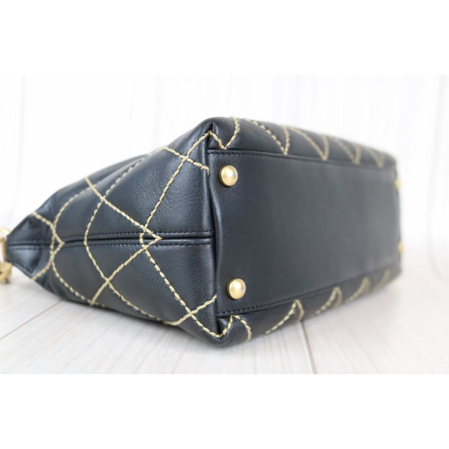 Rank A |CHANEL Lamb Skin Shoulder Bag|052115