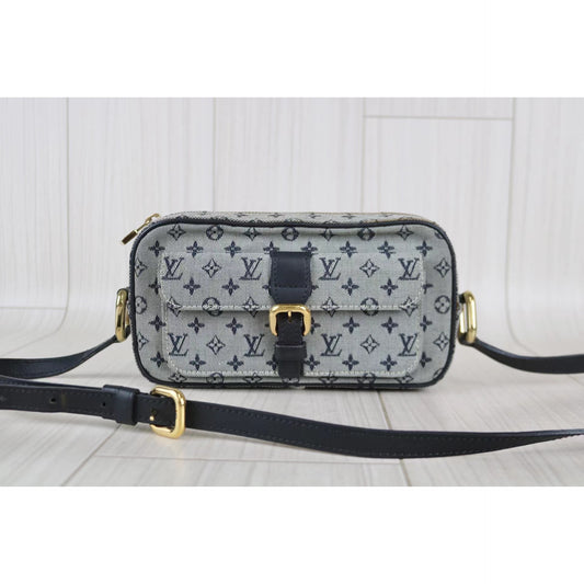 Rank A | LV Monogram Denim Shoulderbag|060805