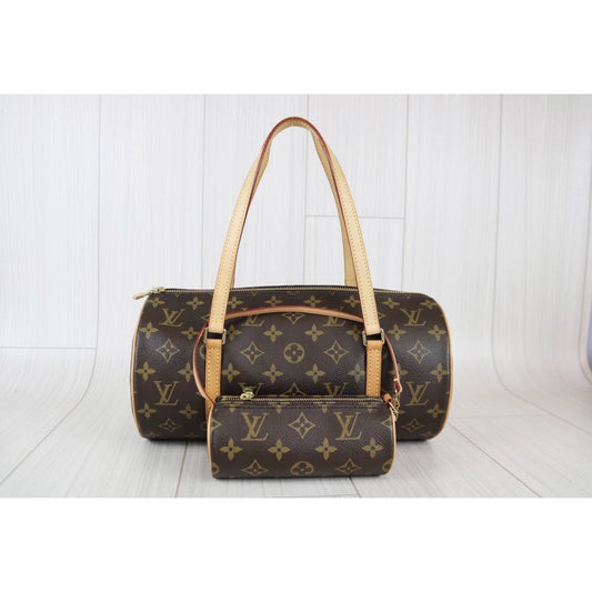 W-Rank A | LV Monogram Papillon 30 Handbag |052809