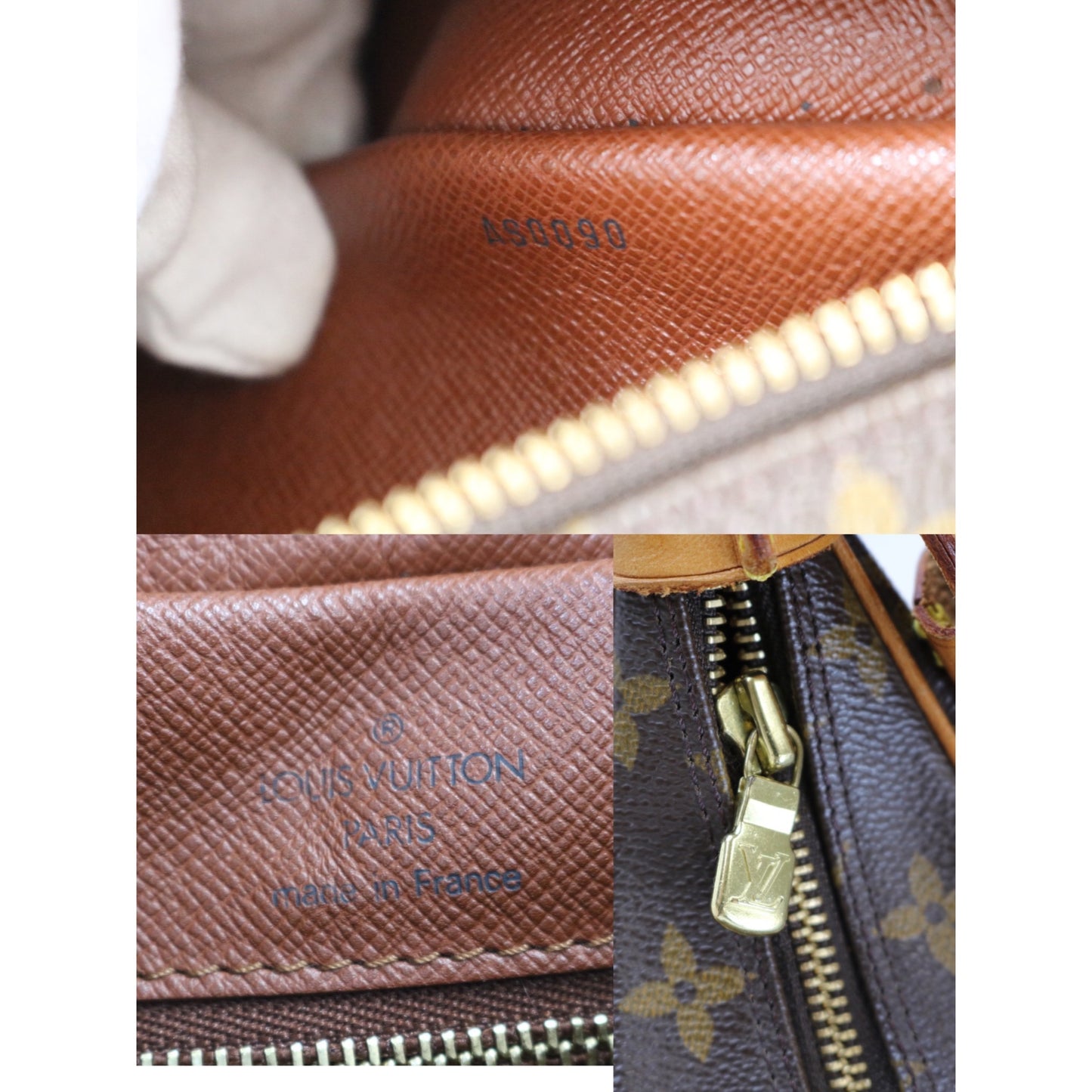 Rank A|LV Monogram Boulogne 30 Shoulder Bag |053008