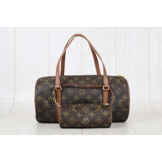 Rank A | LV Monogram Papillon 30 Handbag |042502