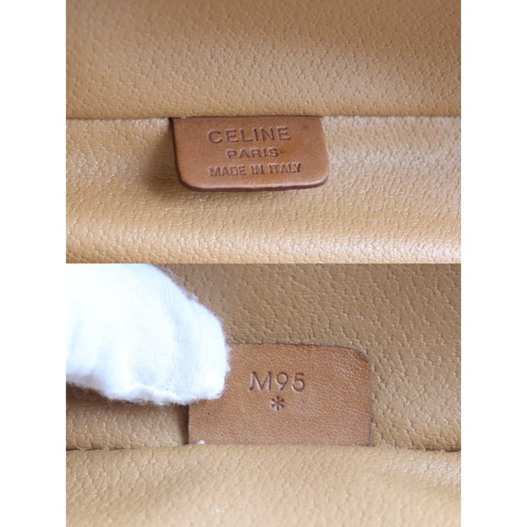 Rank AB | CELINE Macadam Vanity Handbag |23020906