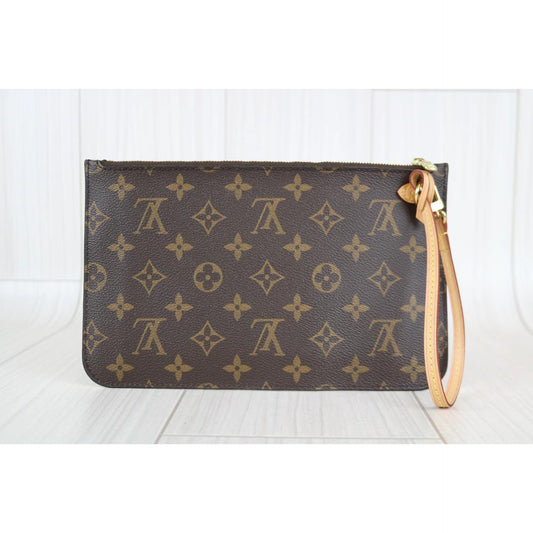 Rank S| LV Monogram Listlet Neverful Accessory Pouch|052805