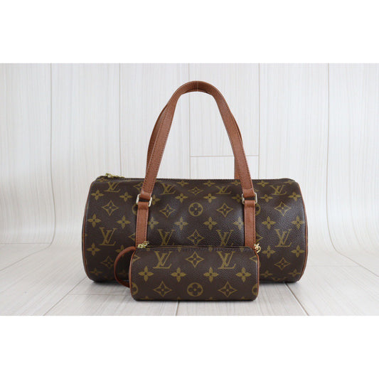 Rank A | LV Monogram Papillon 30 Handbag |23030106