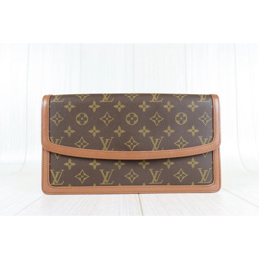 Rank A | LV Monogram Pochette Dame Vintage Clutch Bag|080201