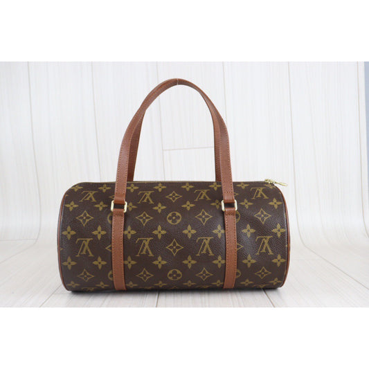 Rank A | LV Monogram Papillon 30 Handbag |23021302