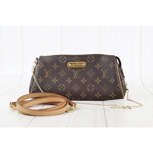 Rank AB |LV Monogram Eva Shoulder Bag |072805
