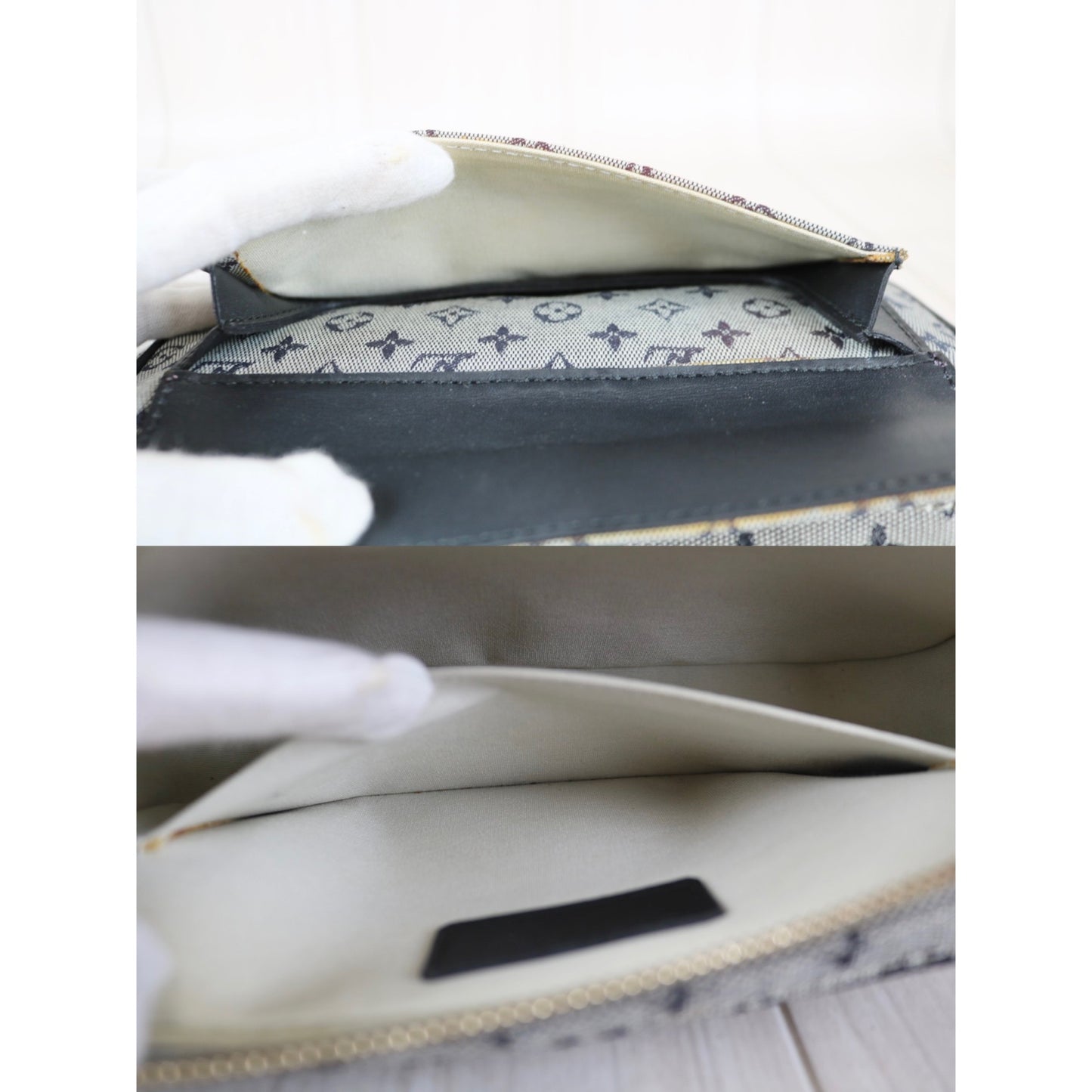 Rank A | LV Monogram Denim Shoulderbag|060805