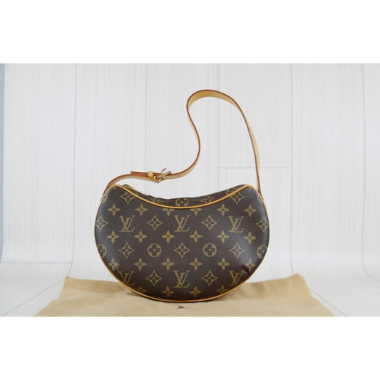 Rank A |LV Monogram Pochette Croissant Shoulder Bag|052402
